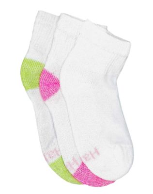 Hanes Girls' Ankle EZ Sort&reg; Socks 10-Pack