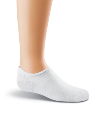 Hanes Classics Girls' Low-Cut Socks 6-Pack