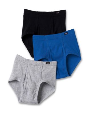 Hanes TAGLESS&reg; Boys' Briefs with ComfortSoft&reg; Waistband 3-Pack