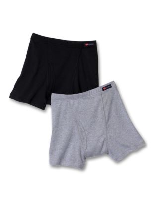 Hanes Classics TAGLESS&reg; Knit Boys' Boxer Briefs with ComfortSoft&reg; Waistband 2-Pack