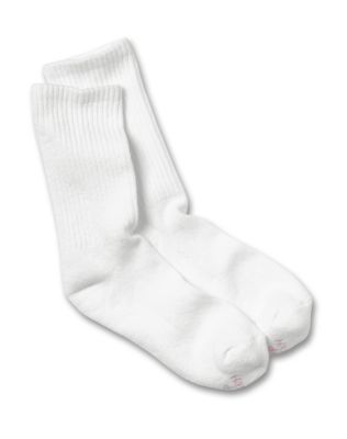 Hanes All Day Dry Women's Crew Socks Extended Sizes 6-Pack