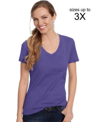 Hanes Women's Nano-T&reg; V-Neck T-Shirt