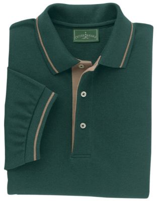 Outer Banks by Hanes Nautical Stripe Women's Cotton Pique Polo