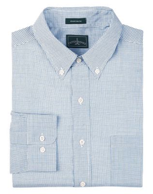 Outer Banks by Hanes Men's Wrinkle-Resistant Poplin Shirt