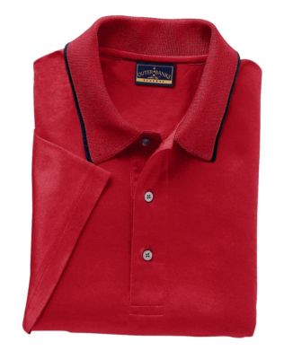 Outer Banks by Hanes Pima Tipped Jersey Men's Polo