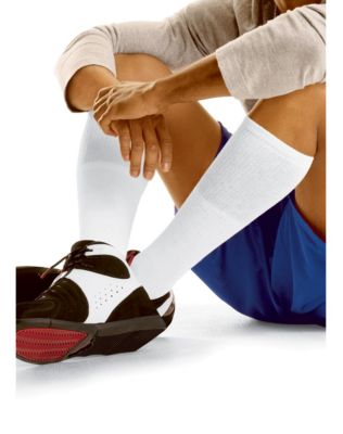 Hanes Men's Over the Calf Tube Socks 10-Pack