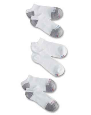 Hanes Full Mesh Women's Low-Cut Athletic Socks 3-Pack