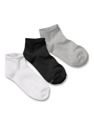 Hanes Casuals Lightweight Women's Ankle Socks 3-Pack