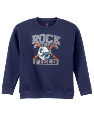 Hanes EcoSmart&reg; Boys' Graphic Crewneck Sweatshirt