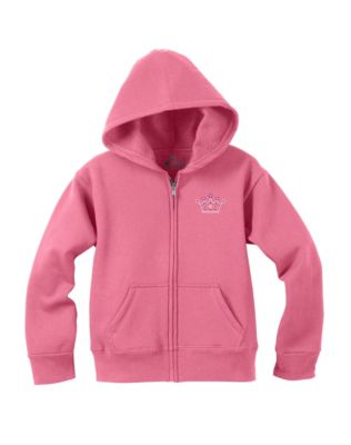 Hanes EcoSmart® Girls' Graphic Full Zip Hoodie
