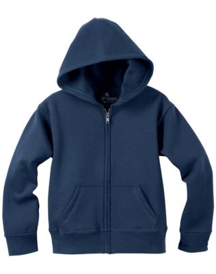 Hanes Girls' Solid Full-Zip Hoodie Sweatshirt
