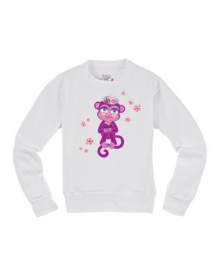 Hanes EcoSmart® Girls' Graphic Crew Sweatshirt
