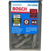 #2 Phllips Insert Bit 1 Inch P2110TCB by Bosch Tools Best Price