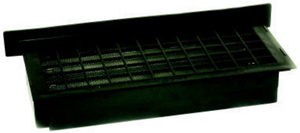 8 By 16 Inch Black Plastic Automatic Foundation Vent A-ELBLACK by Witten Automatic Vent Best Price