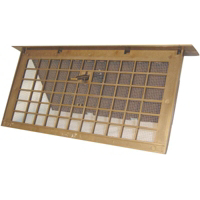 Plastic Push / Pull Foundation Vent PMD-1BROWN by Witten Automatic Vent