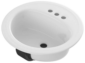 Laurel Lav Steel 19In Rnd Wht 021-2435-00 by Bootz Industries Best Price