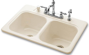 Opal Sink Stl 33X22x9.5In Bone 031-2901-06 by Bootz Industries Best Price