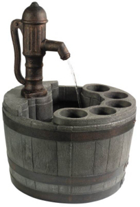 Classical Fountains Classical Fountains Whiskey Barrel Fountain 14940294 by Franklin Electric Little Giant Pump Best Price