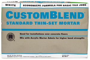 Custom Blend Thin Set Mortar White 50 Pounds  CBTSW50 by Custom Building Products Best Price