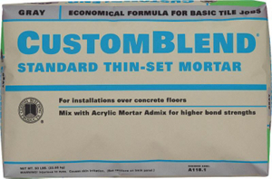 Custom Blend Thin Set Mortar Gray 50 Lb CBTSG50 by Custom Building Products Best Price