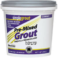 Simple Grout Quart Linen Premixed Grout PMG122QT by Custom Building Products Best Price