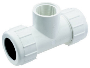 1 By 4 1/2Ips Pvc Compression Run Tee CPT-1000-T by Kbi King Brothers Best Price
