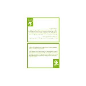 Greener Options Center Top Sign GOS-TENTCARD-05 by Intellisource Best Price