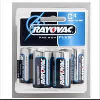 4 Pack C Alkaline Battery 814-4 by Spectrum Rayovac Best Price