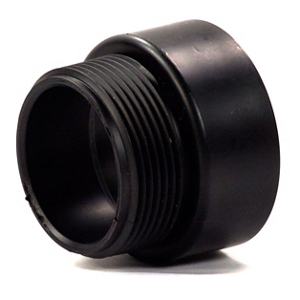 1 1/2 Inch Abs/Dwv Black Male Adapter Hub By Male Iron Pipe 02927H by B and K Mueller Best Price