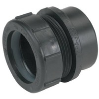 1 1/2 Inch Abs/Dwv Black Fitting Trap Adapter Spigot By Slip Jamnut 53410 by B and K Mueller Best Price