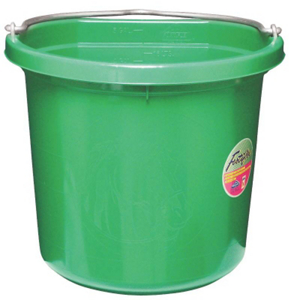 20 Quart Flat Side Bucket Green FB-120GR by Fortex Fortiflex Best Price