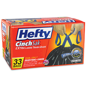 33 Ct 33 Gal Black Trashbag E2-1939 by Pactiv Best Price