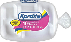 10 Ct 9 By 12 Foam Compart Tray D3-1210 by Pactiv Best Price