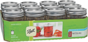 Ball 1/2Pint Mason Jar/Caps 60000 by Jarden Home Brands Best Price