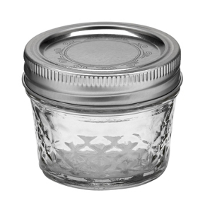Ball 4 Ounces Quilted Crystal Jelly Jar With Lids 80400 by Jarden Home Brands Best Price