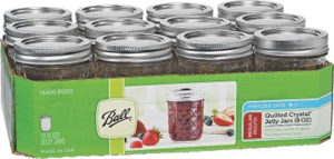 Ball 8 Ounces Deluxe Quilted Crystal Canning Jar With Lids 81200 by Jarden Home Brands Best Price