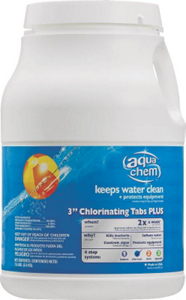 Aqua Chem Pool Time 3 Inch Tablets Plus Chlorine 7 1/2 Pounds  05472AQU by Biolab Best Price