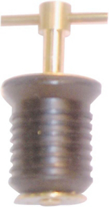 1 Inch Brass Handle Drain Plug M-008C by United States Hardware Best Price