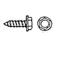 #8 By 1 1/4 Inch Aluminum Screws Hex 100 Bag S-929D by United States Hardware Best Price