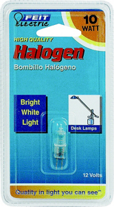10 Watt Halogen Light Bulb T3 Clear G4 Base BPQ10T3 by Feit Electric Best Price