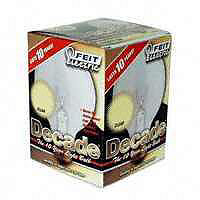 Decade 60 Watt Decade Series Clear 3 1/8 Inch Globe Bulb 60G25/15K by Feit Electric