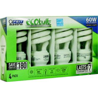 13 Watt Mini Twist Compact Fluorescent 60 Watt Equiv ESL13T/4 by Feit Electric