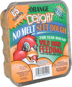 11 3/4 Ounce orange Suet Cake 12529 by C and S Products Best Price