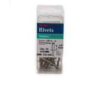 Master Mechanic 20 Pack Medium Stainless Steel Rivet FPC44SS by FPC