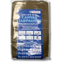8 By 10 12 Ounces Brown Canv Tarp K-CT0810B by Intex Supply Best Price