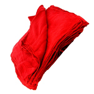 25 Pack Red Cott Shop Towel S-93111-23DG by Intex Supply Best Price