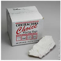 5 Pounds Box White Bleach Rag 6414-05-TS by Intex Supply Best Price