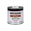 Stops Rust 1/2Pt Alum Metallic Paint 7715-730 by Rust Oleum