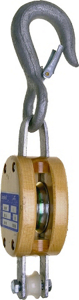3 1/2 Inch Single Wheel Wood Block 720-5636 by Campbell Chain Best Price