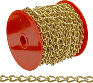 49 Feet Brass Plated Twist Chain 0712017 by Campbell Chain Best Price